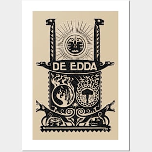 From a Cover design for Dutch translation of the Edda Posters and Art